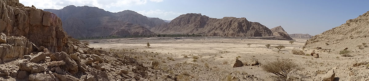 1: plaine alluviale dans le Wadi Bih (crédit : S. Costa)