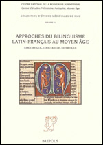 Approches du bilinguisme latin-français au Moyen Âge 