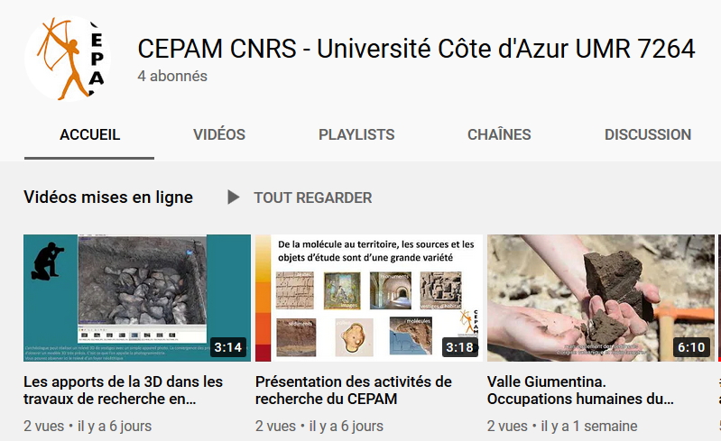 Le CEPAM crée sa chaine YouTube