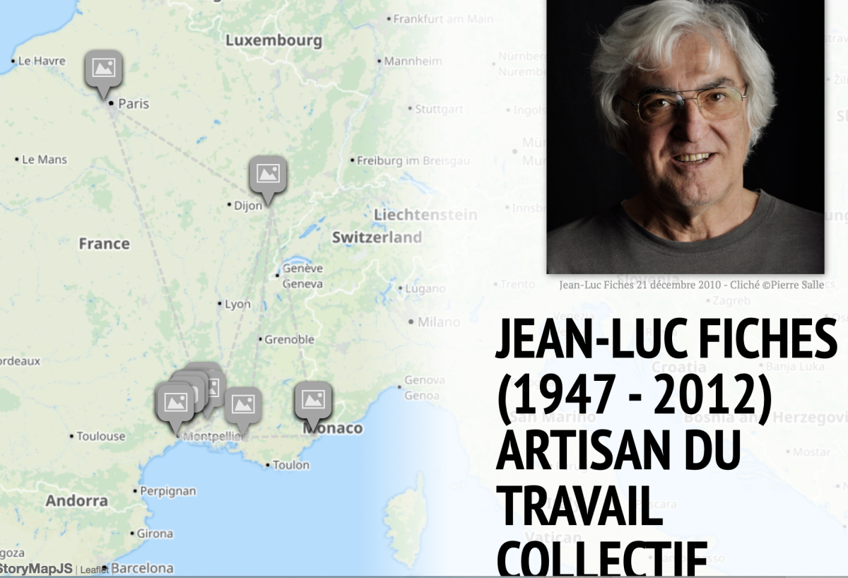 Story map en hommage à Jean-Luc Fiches