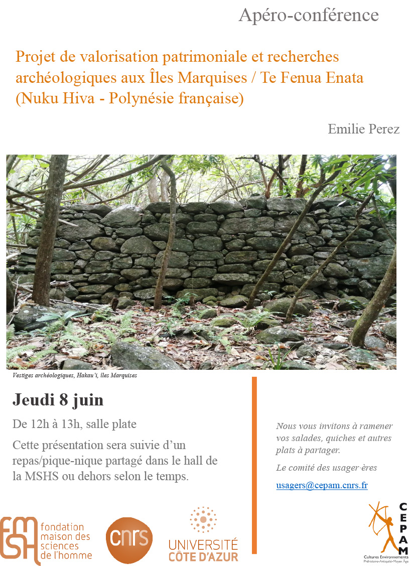 Projet de valorisation patrimoniale et recherches archéologiques aux Îles Marquises / Te Fenua Enata (Nuku Hiva – Polynésie Française)
